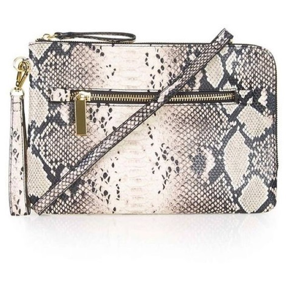 Topshop Handbags - Faux snakeskin Topshop bag